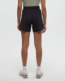 Tentree Women's Solstice Flat Front Pull-On Short - Meteorite Black