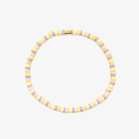 Pura Vida Seascape Vinyl Disc Stretch Anklet ~ Rio