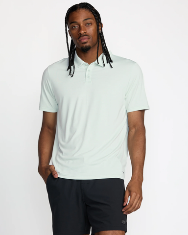 RVCA Mens Balance Polo Shirt - Green Tea