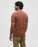 Tentree Mens Embroidered Ten T-Shirt - Sequoia Heather Khaki