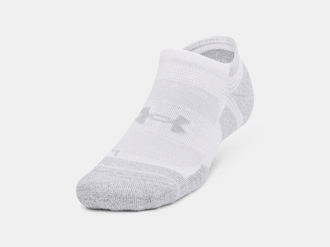 Under Armour Unisex UA Performance Tech Pro 3-Pack Socks - White / Body Gray - 100