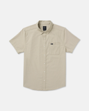 RVCA Mens That'll Do Stretch Short Sleeve Shirt - Vintage Khaki