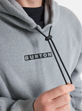 Burton Cinder Fleece Pullover Hoodie - Gray Heather