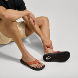 OluKai Mens ‘Ohana Water-Friendly Beach Sandals - Dirt / Lava Rock