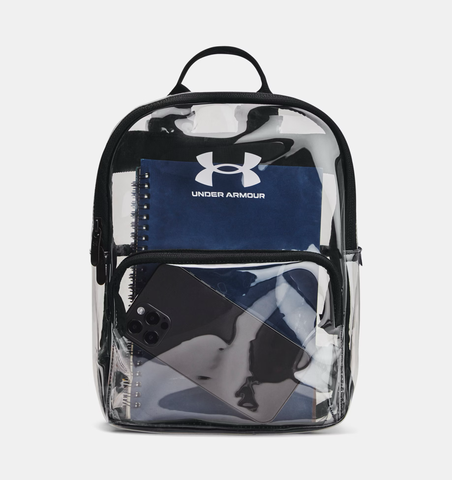 Under Armour UA Essential Mini Clear Backpack - Clear / Black / White - 960