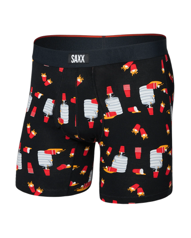 Saxx Vibe Xtra Underwear - Tapped Out - Black