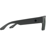 Spy Cyrus Sunglasses - Soft Matte Dark Gray - Happy Gray Green Polar with Black Spectra Mirror