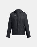 Under Armour Women's Stormproof Lined Rain Jacket - Black / White - 002