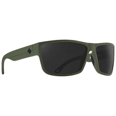 Spy Rocky Sunglasses - Matte Army Green - Happy Gray