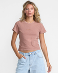 RVCA Womens Forever Tee - Acid Brown