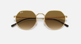 Ray-Ban Jack Sunglasses - Arista Gold W/ Brown Gradient