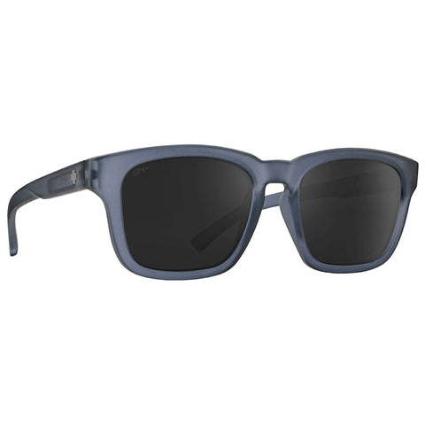 Spy Saxony Sunglasses - Matte Translucent Sea Blue - Happy Gray