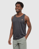 Tentree Mens Pender Tank - Meteorite Black Heather