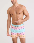 Saxx Mens Oh Buoy Volley 5" Swim Short - Summer Ombre-Multi