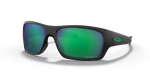 Oakley Turbine Sunglasses - Matte Black W/ Prizm Jade Polarized