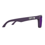 Spy Helm Sunglasses - Matte Plum - Happy Gray Green Dark Purple Spectra Mirror