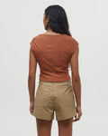 Tentree Women's Piper Regular Fit Scoop Neck T-Shirt - Clay Tile
