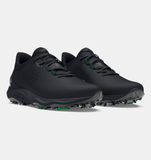Under Armour Mens Drive Pro Golf Shoes - Black / Metallic Gun Metal - 002