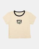 RVCA Womens Shrunken Ringer T-Shirt