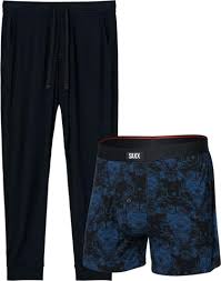 Saxx Mens Snooze Gift Set - Bear Brocade/Black