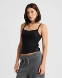 Volcom Women's Lived In Rib Tank - Vintage Black