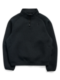 Burton Women's SpaceCloud 1/4 Zip Top - True Black Heather
