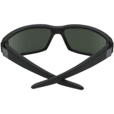 Spy Tarmac Sunglasses - Matte Black - Happy Gray Green