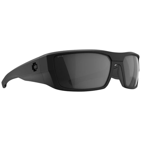 Spy Dirk Sunglasses - Matte Black - Happy Gray Photochromic + ANSI