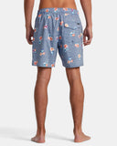 RVCA Barnes Elastic Waist Boardshorts 17"