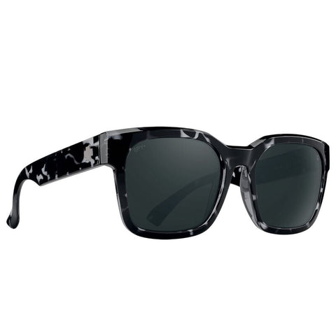 Spy Dessa Sunglasses - Black Marble Tort - Happy Gray Green