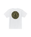Volcom Mens Logo Stamp SS Tee - White