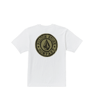 Volcom Mens Logo Stamp SS Tee - White