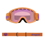 Dragon LIL D Youth Snow Goggle With Lumalens Rose Lens - Apricot