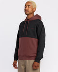 Volcom Mens Divided Pullover Hoodie - Merlot