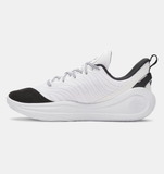 Under Armour Unisex Curry 12 Team Basketball Shoes - White / Black - 101