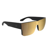 Spy Cyrus Switch Sunglasses - Matte Black - Happy Bronze Gold Mirror/Gray Green