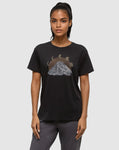 Tentree Women's Mountain Moon T-Shirt - Meteorite Black / Quarry
