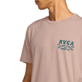 RVCA Mens Ridge SS Tee - Pale Mauve