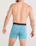 Saxx Quest Underwear - Surf Flowers - Turquoise