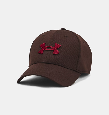 Under Armour Men's UA Blitzing Cap - Brown Obsidian / Cardinal