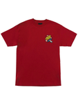 Santa Cruz Mens Winkowski 8Ballr Comic T-Shirt - Cardinal