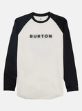 Men's Burton Roadie Base Layer Tech T-Shirt - STOWHT/ True Black