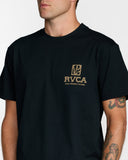 RVCA Mens Palmgrove Short Sleeve Tee - Black