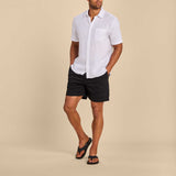 OluKai Mens Maha Sandals - Black / Black