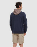Tentree Mens Whistler 1/4 Zip Hoodie - Midnight Blue Elkwood