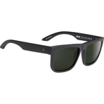 Spy Discord Sunglasses - Soft Matte Black - Happy Gray Green Polar