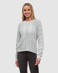 Tentree Women's Pinnacle Sweater - Light Grey Heather