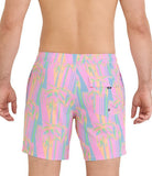 Saxx Mens Oh Buoy 2N1  Volley 7" Swim Short -  Optic Tropic - Multi