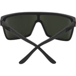 Spy Flynn Sunglasses - Soft Matte Black - Happy Gray Green