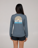 Salty Crew Womens In The Rays Sunshirt - Fin Blue